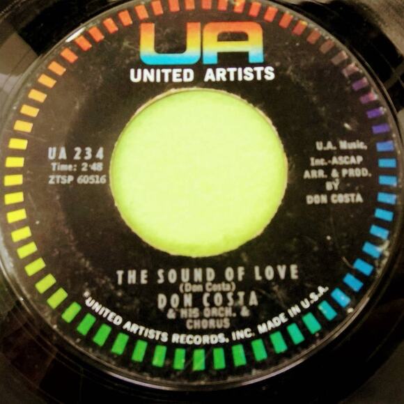 Don Costa - Never on Sunday / Sound of Love - 45rpm Vinyl Record Single‎ - Picture 5 of 8